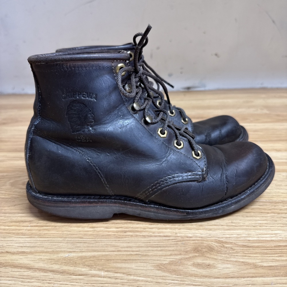 CHIPPEWA ELLISON Work Boots Mens Original Chukka‎ USA 6.5D